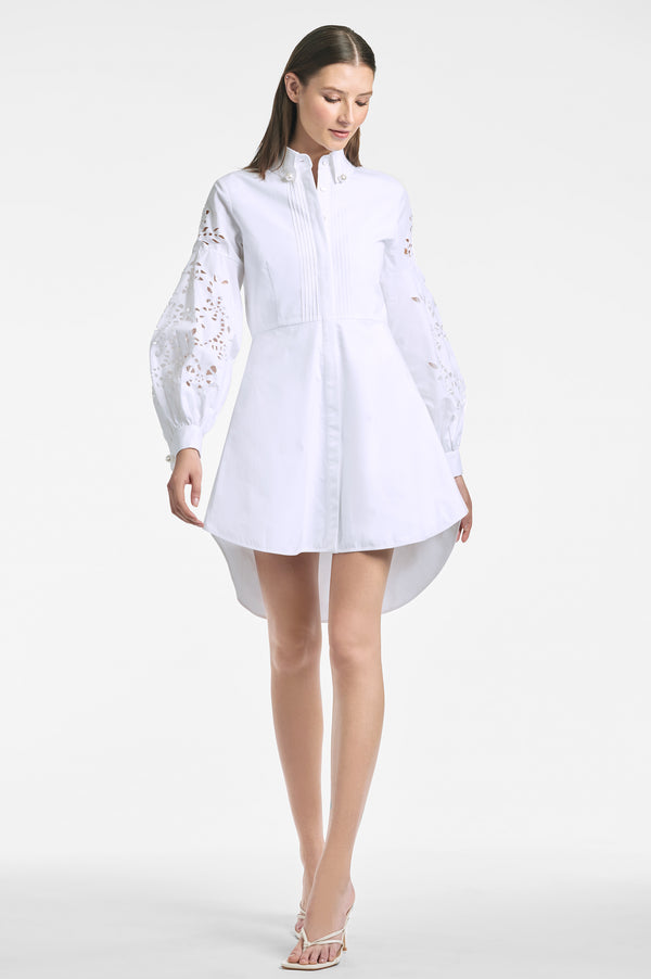 Tate Shirtdress - White - Final Sale