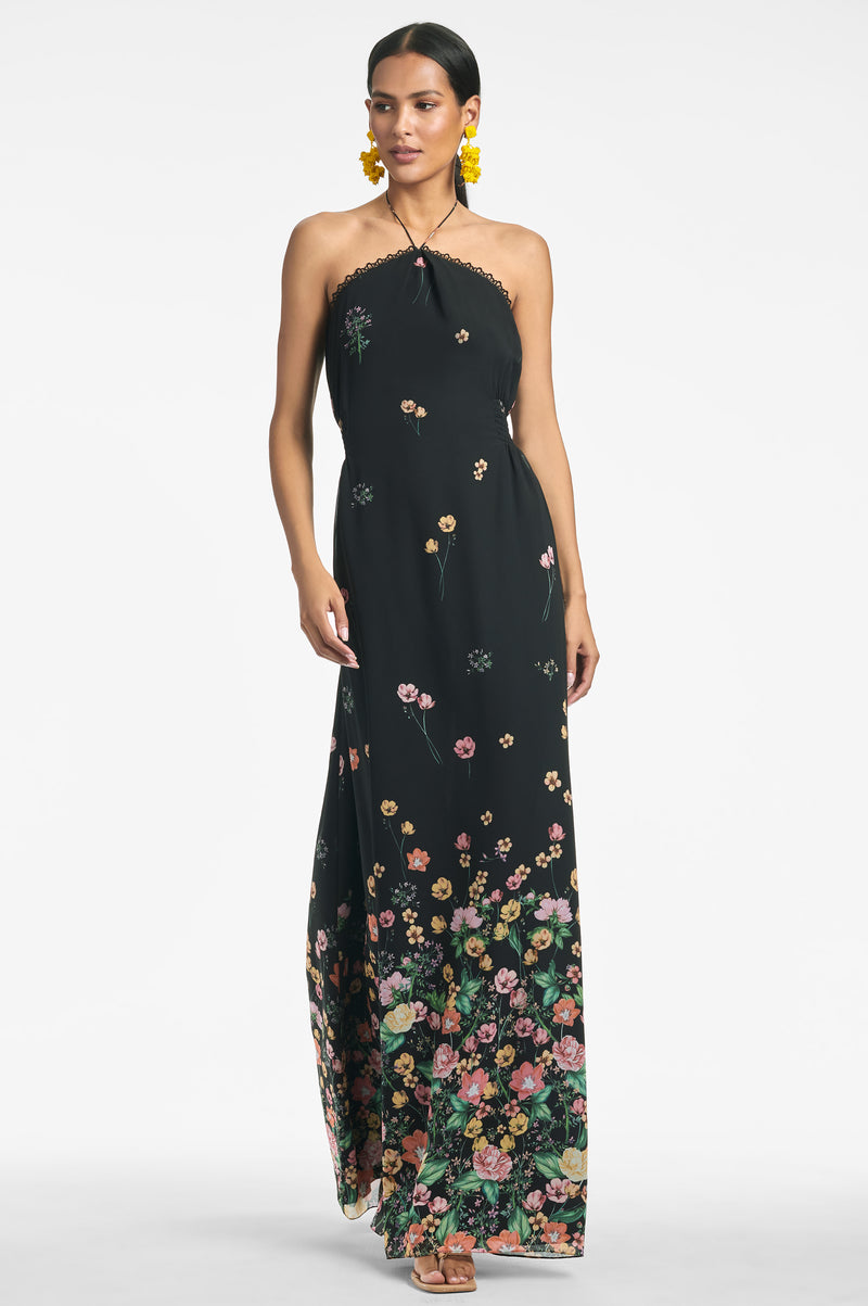 Teresa Dress - Dark Garden - Final Sale