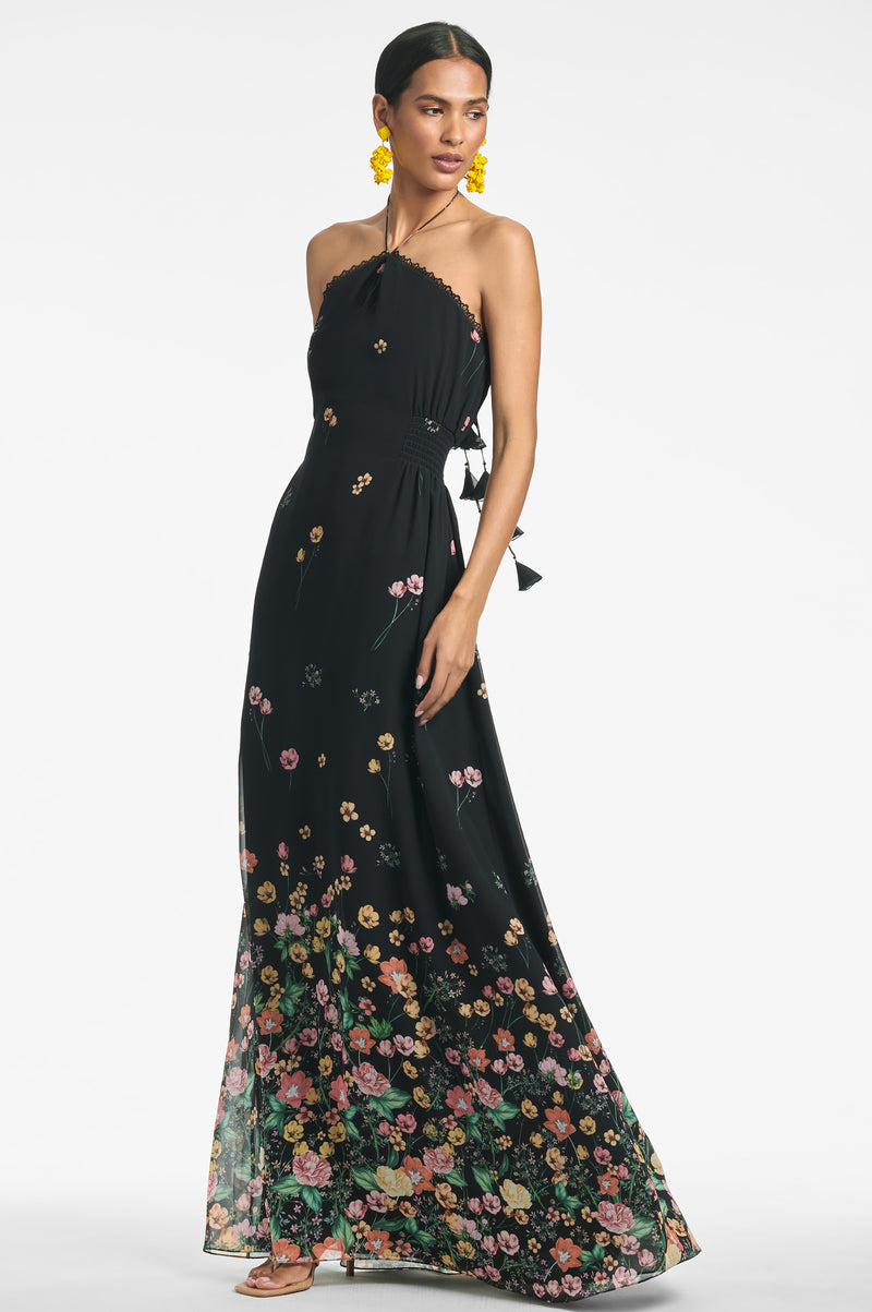 Teresa Dress - Dark Garden - Final Sale