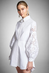 Tate Shirtdress - White