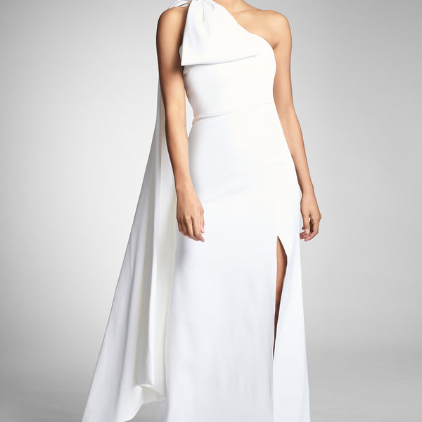 MATICEVSKI Lyubov pleated crepe gown | THE OUTNET