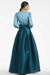 Zoe Gown - Seaglass/Deep Teal