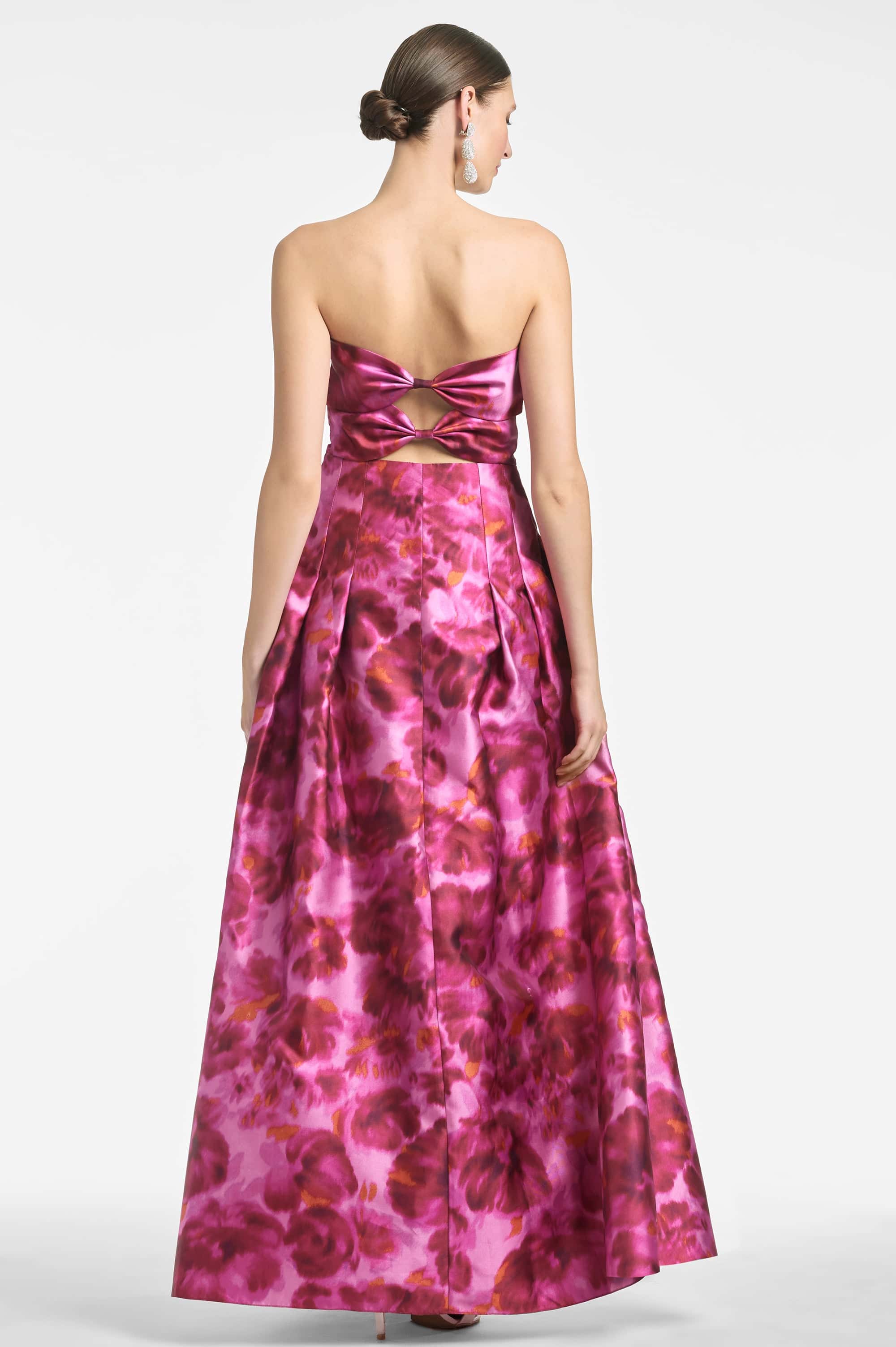 Zofia Gown - French Pink Watercolor - Final Sale