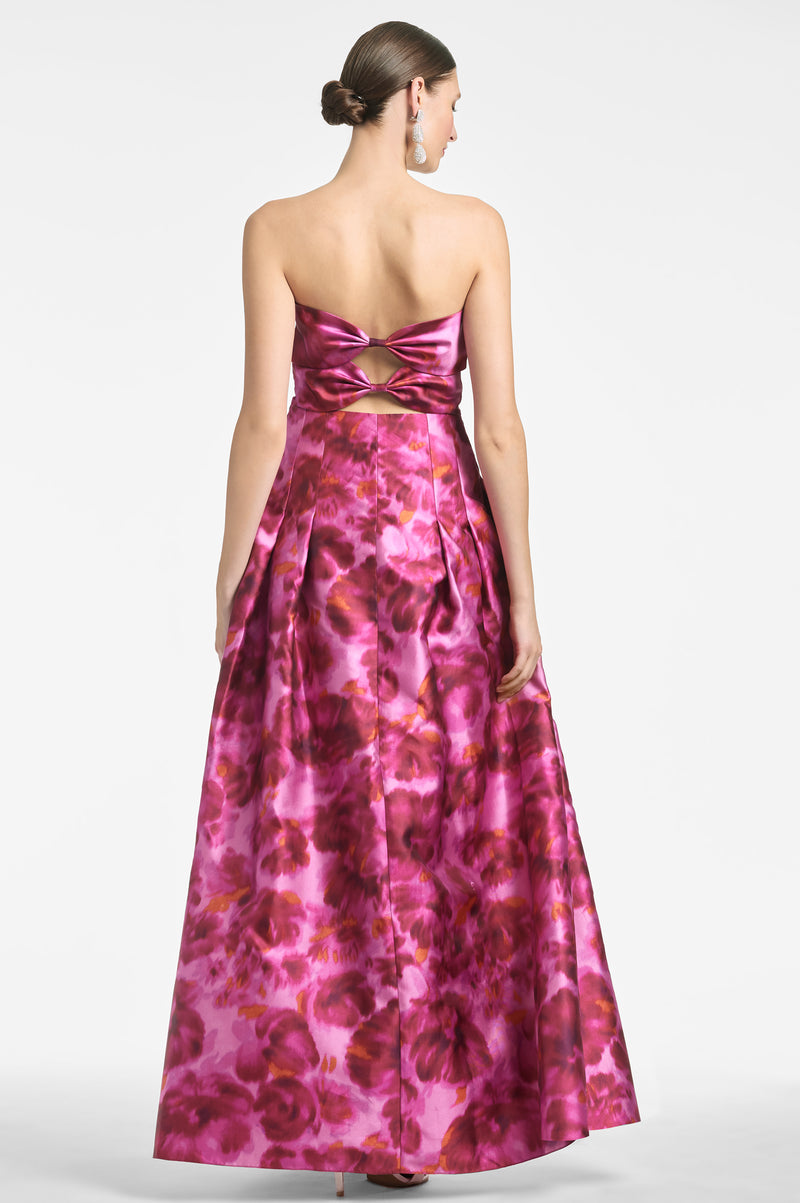 Zofia Gown - French Pink Watercolor